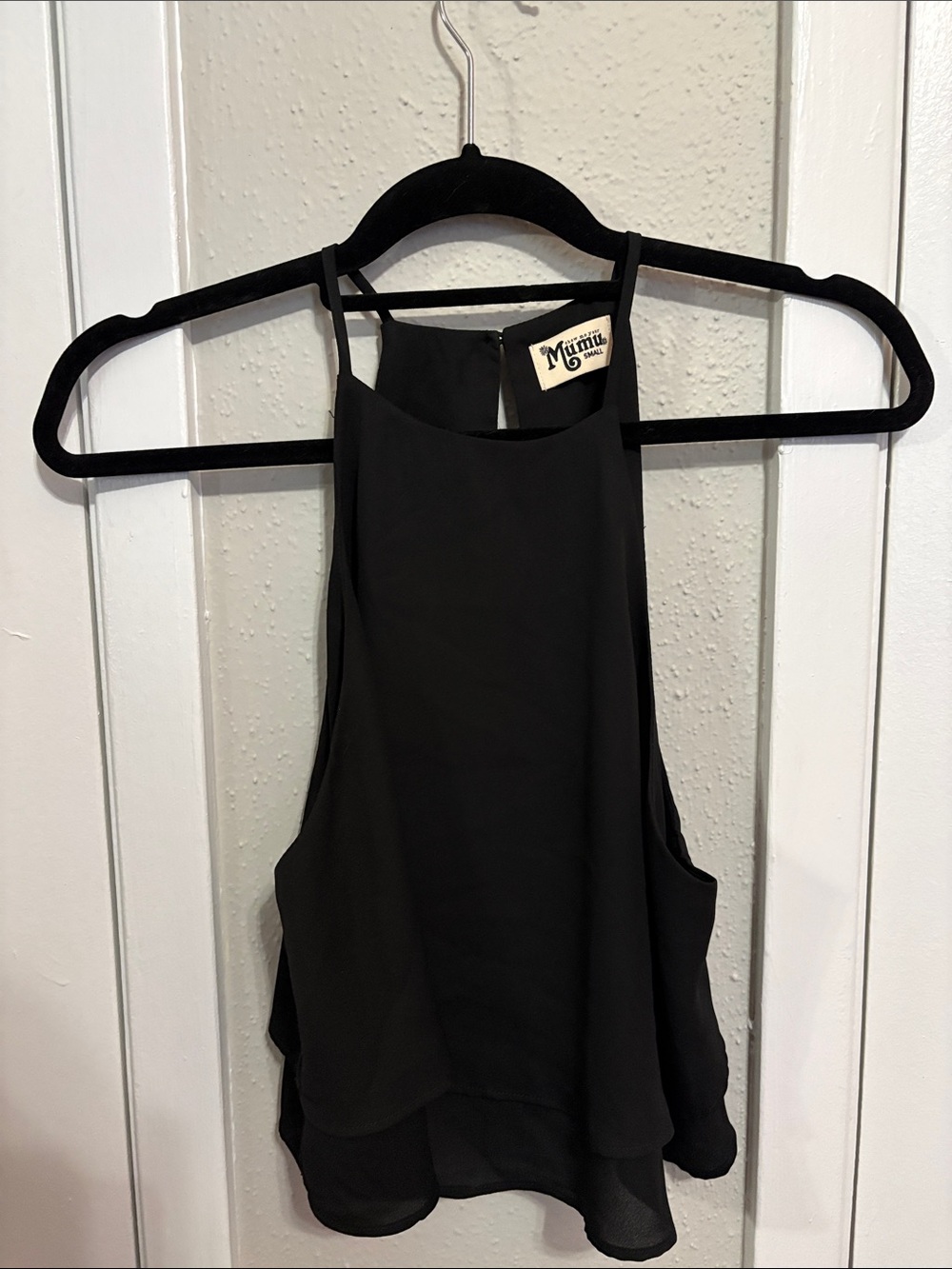 Black Halter Top Show Me Your Mumu